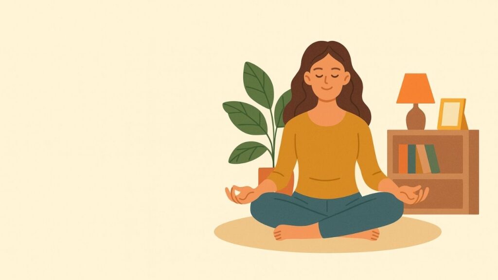 mulher se aliviando de toda a sua sobrecarga materna