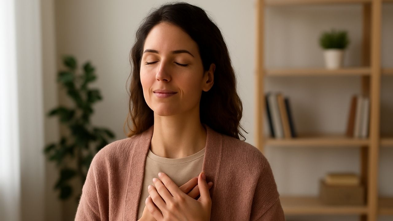 mulher com uma boa independência emocional