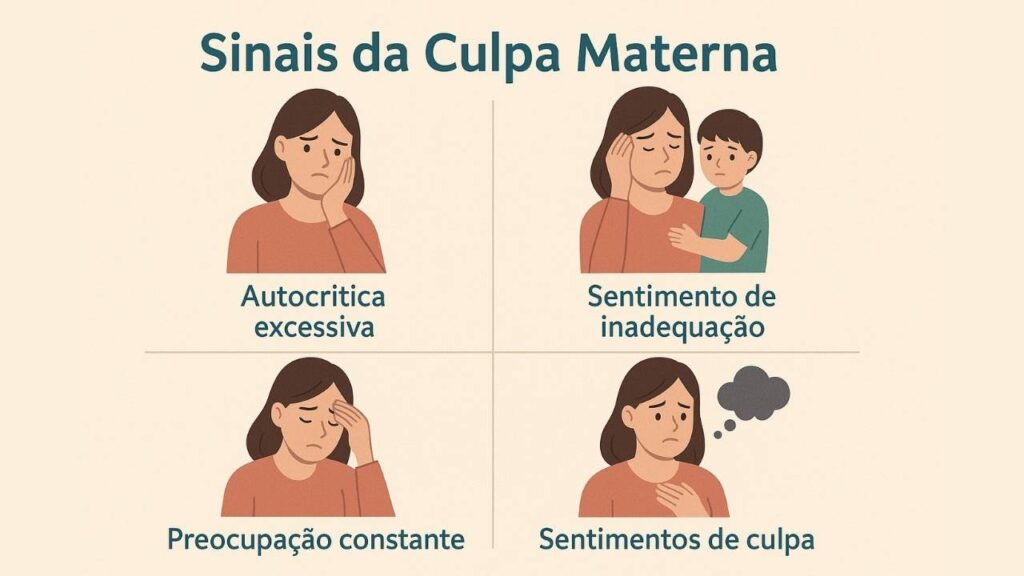 alguns dos principais sinais da culpa materna